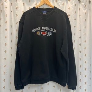 Super bowl 44 Saints vs Colts 2010 Embroidered Reebok Crew Neck Sweatshirt